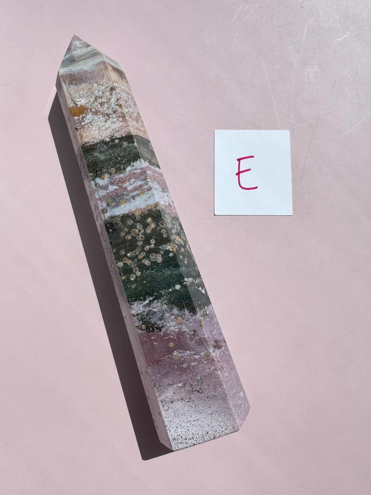 Tall Sea Jasper Towers from Madagascar - Item E