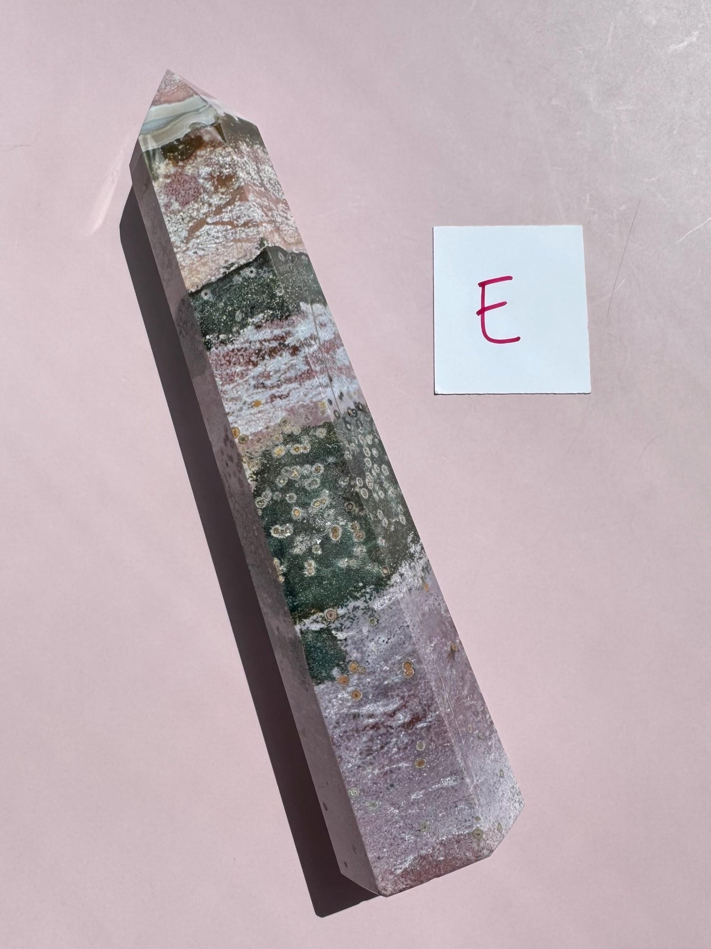 Tall Sea Jasper Towers from Madagascar - Item E