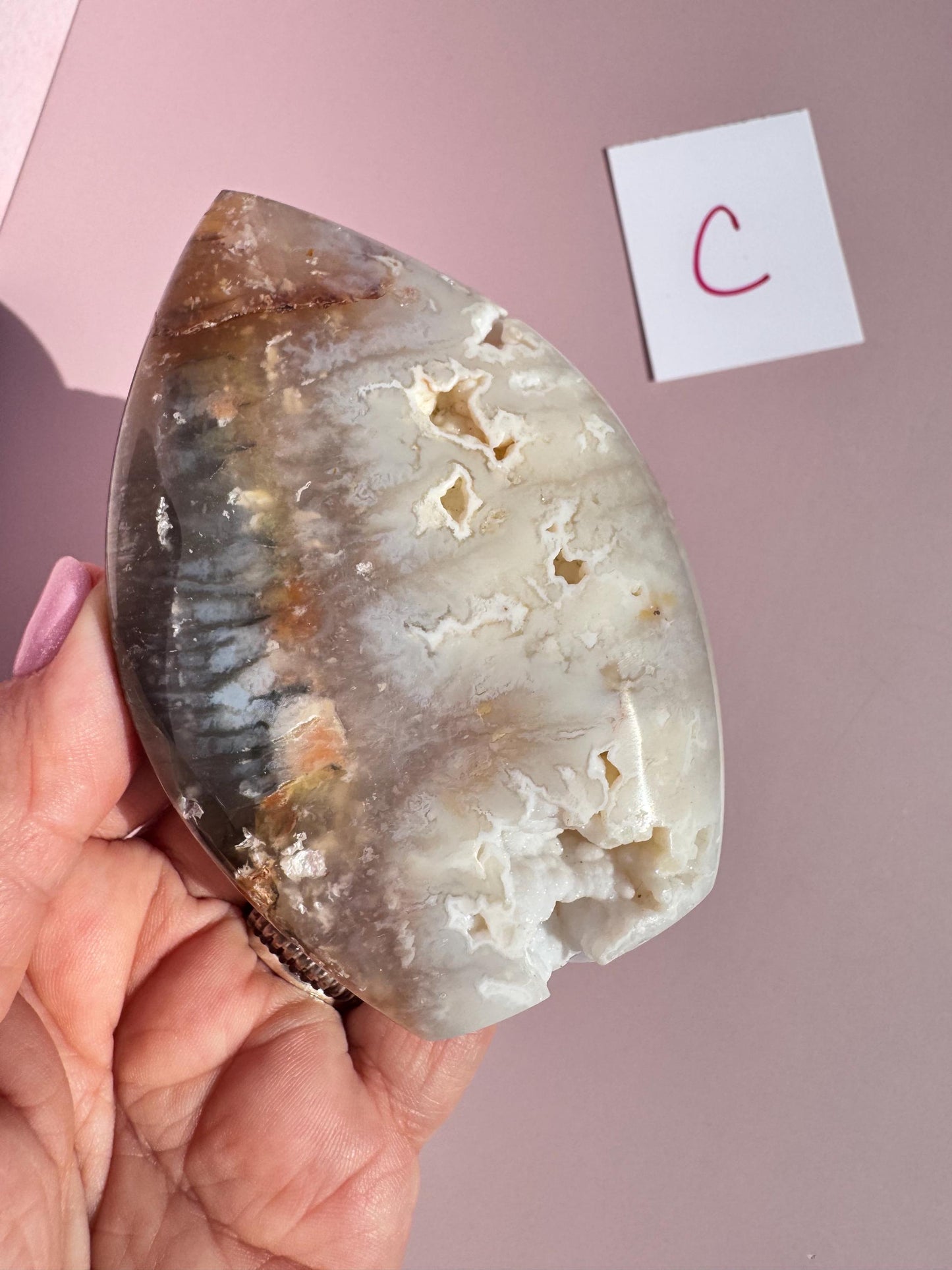 Rainbow Agate Plume Flame Freeform from Indonesia;  YOU CHOOSE - Crystal for Home Decor
