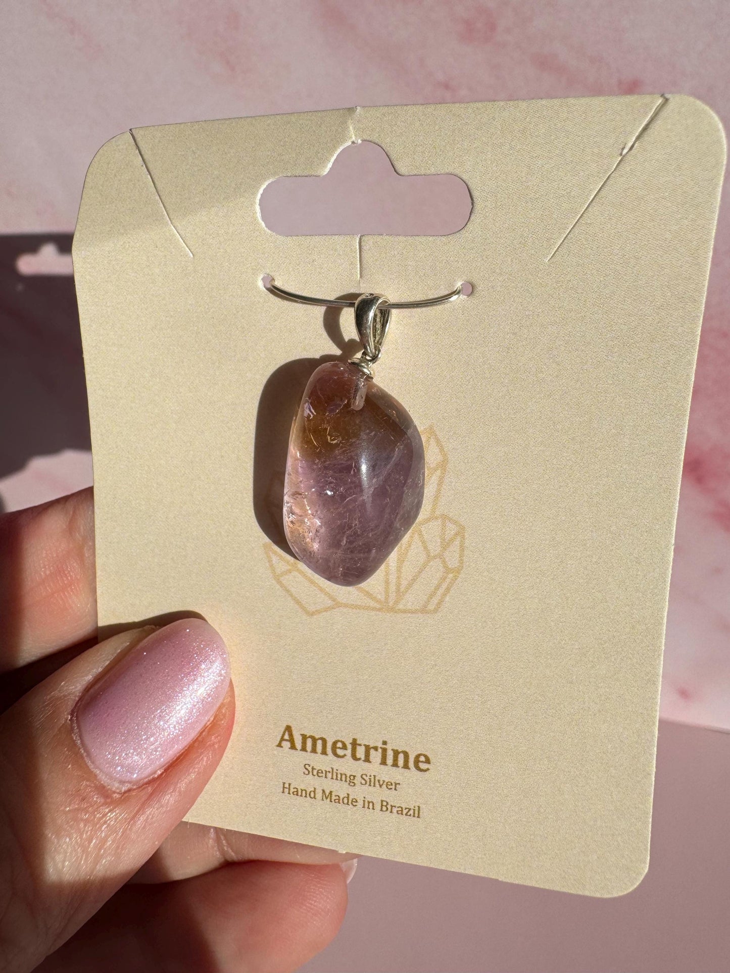Ametrine Pendant from Brazil - YOU CHOOSE