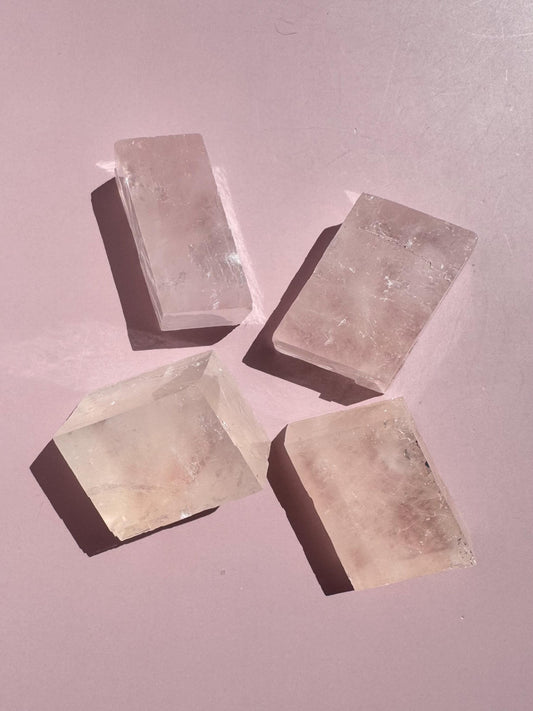 Pink Optical Calcite from Mexico