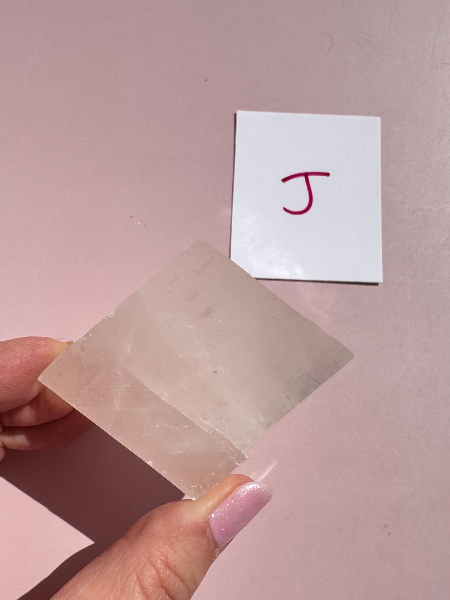 Pink Optical Calcite from Mexico