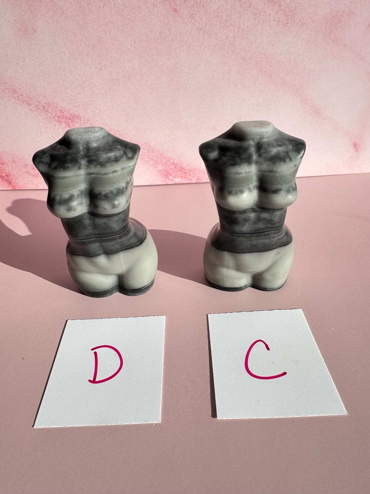 Zebra Jasper Goddess Body Carving (3") - YOU CHOOSE