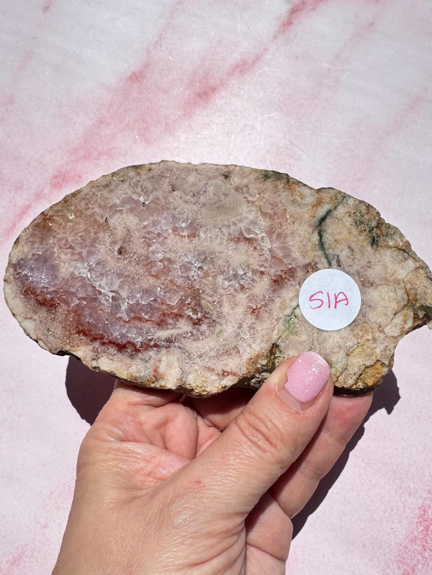 Pink Amethyst Slab (5") - ITEM A