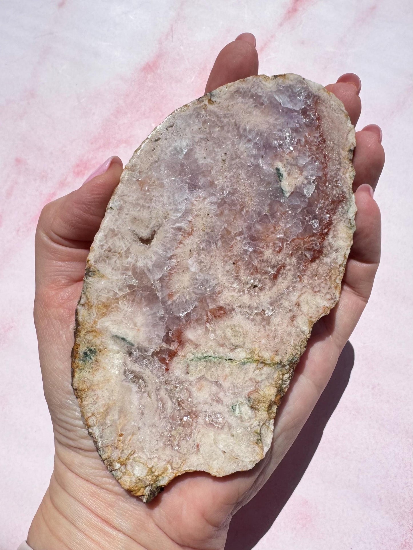 Pink Amethyst Slab (5") - ITEM A