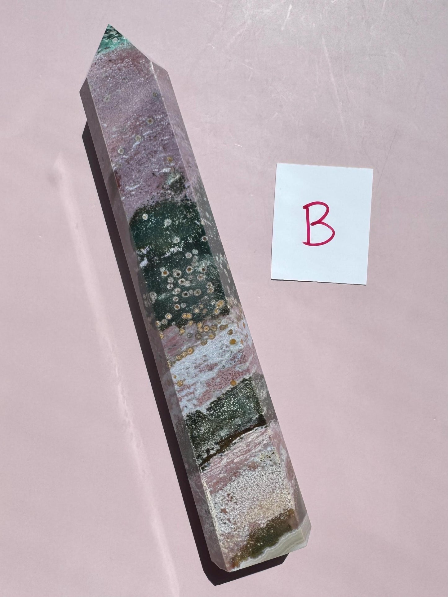 Tall Sea Jasper Towers from Madagascar - Item A