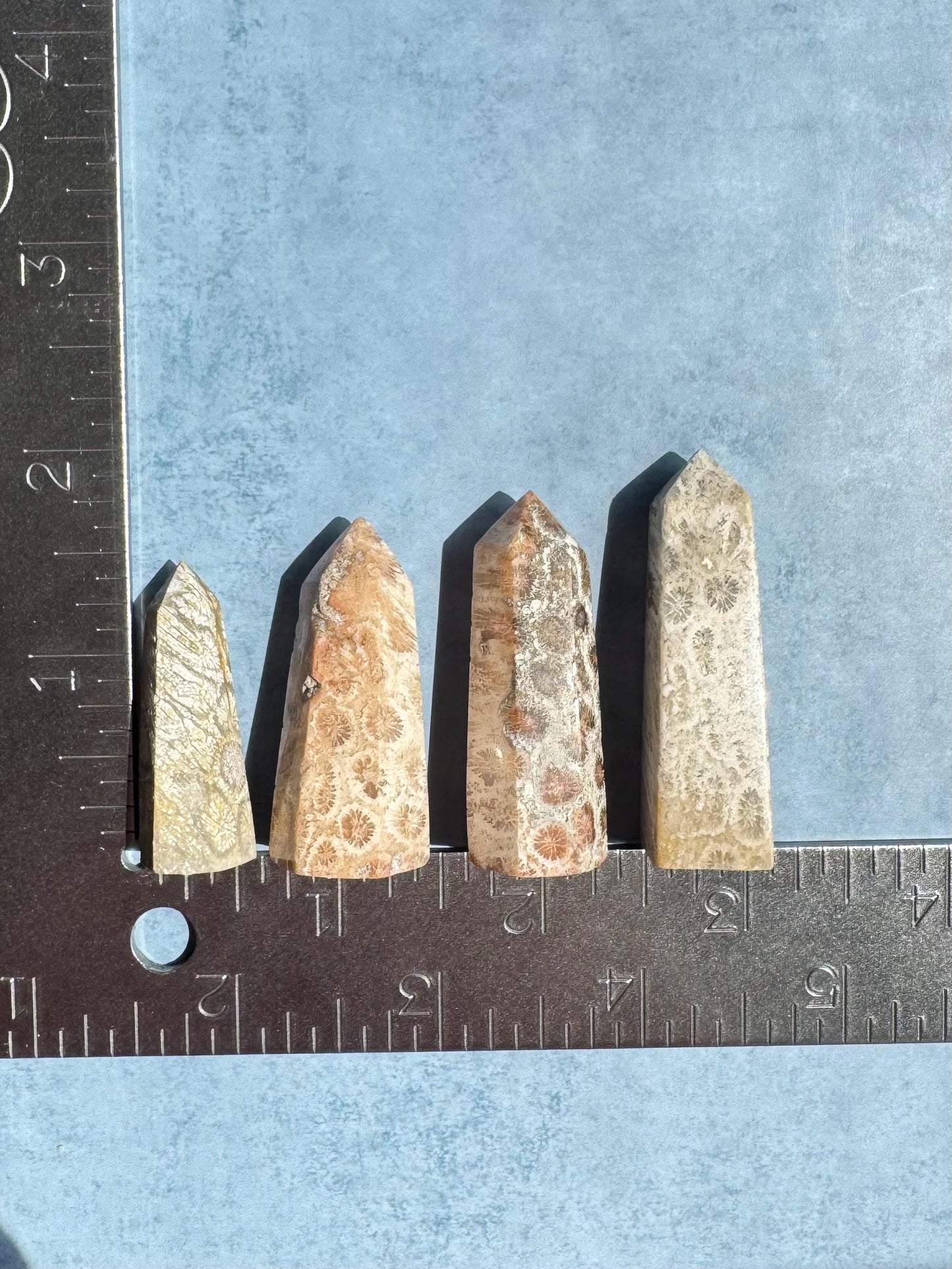 Mini Fossilized Coral Towers from Indonesia - YOU CHOOSE