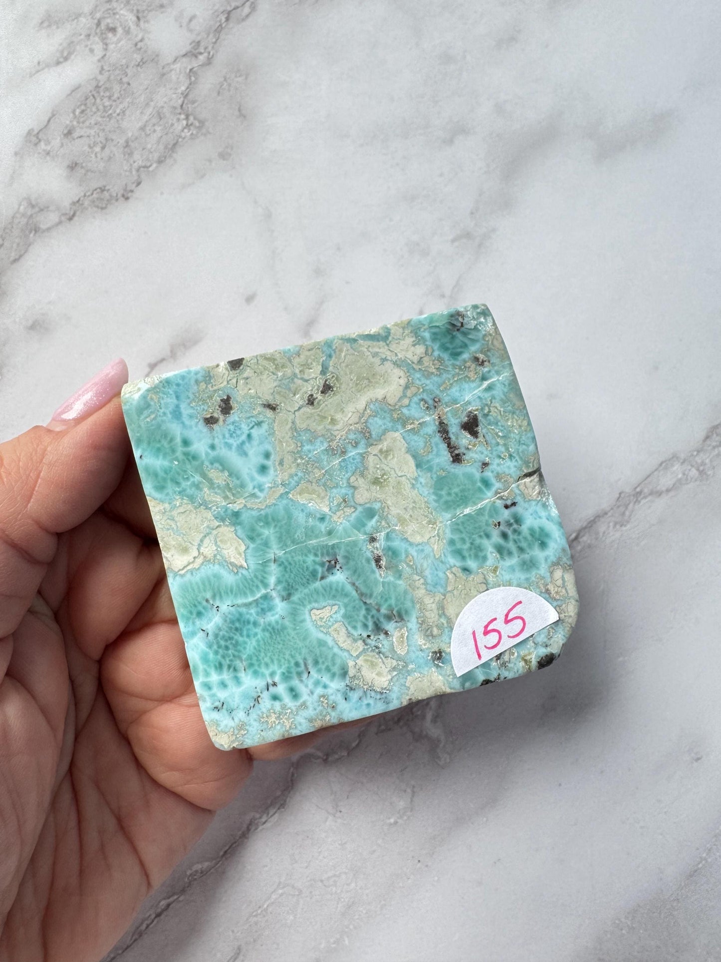 Small Larimar Slab (2.5")