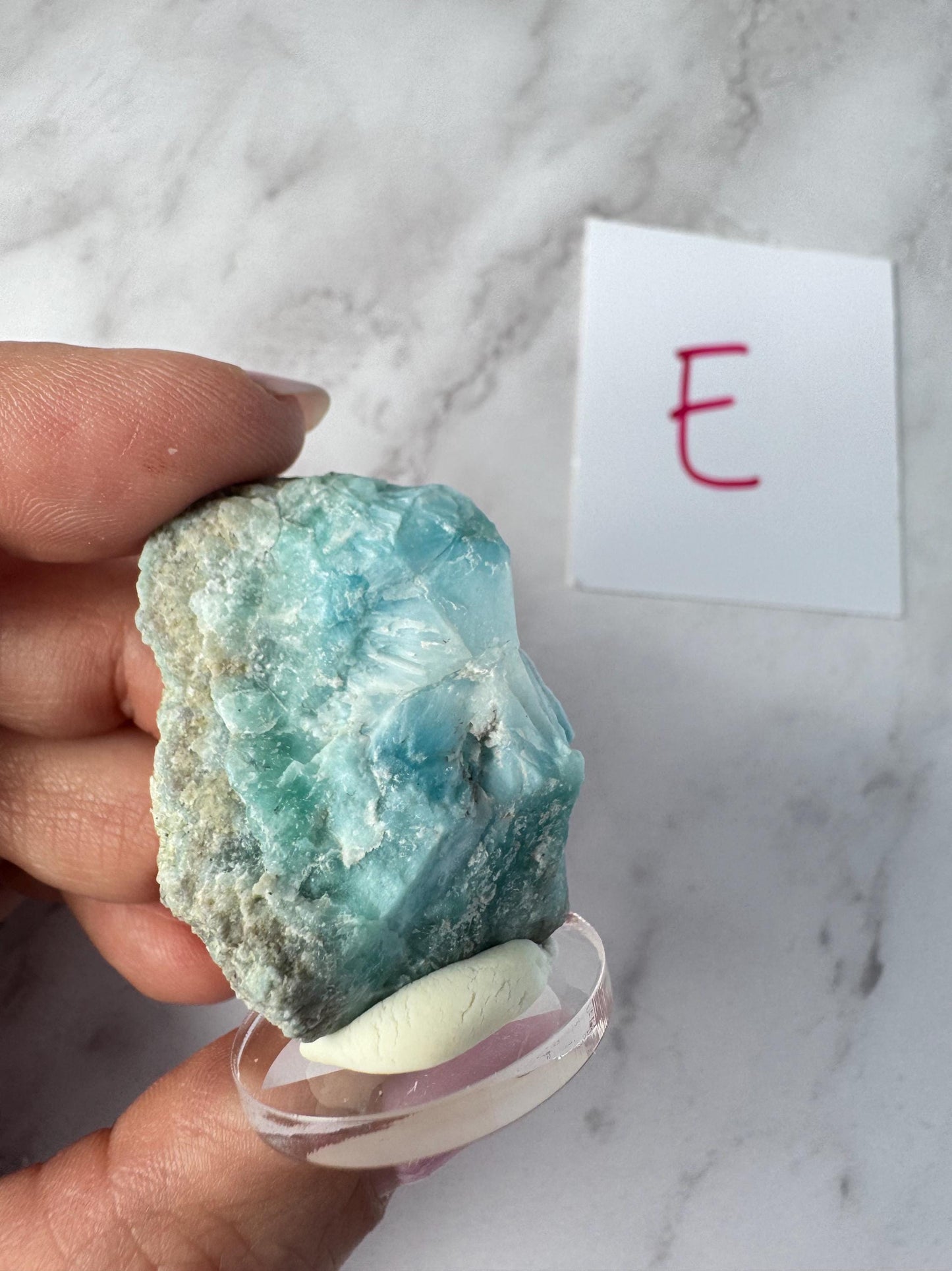 Larimar Raw Specimens - E though I
