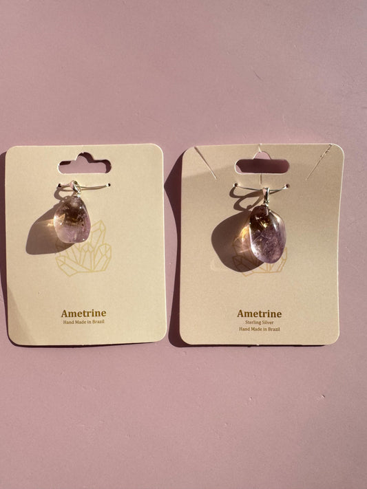 Ametrine Pendant from Brazil - YOU CHOOSE