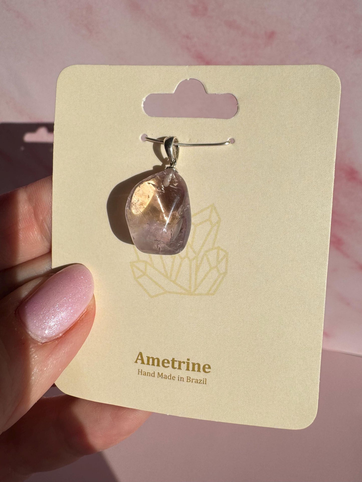 Ametrine Pendant from Brazil - YOU CHOOSE