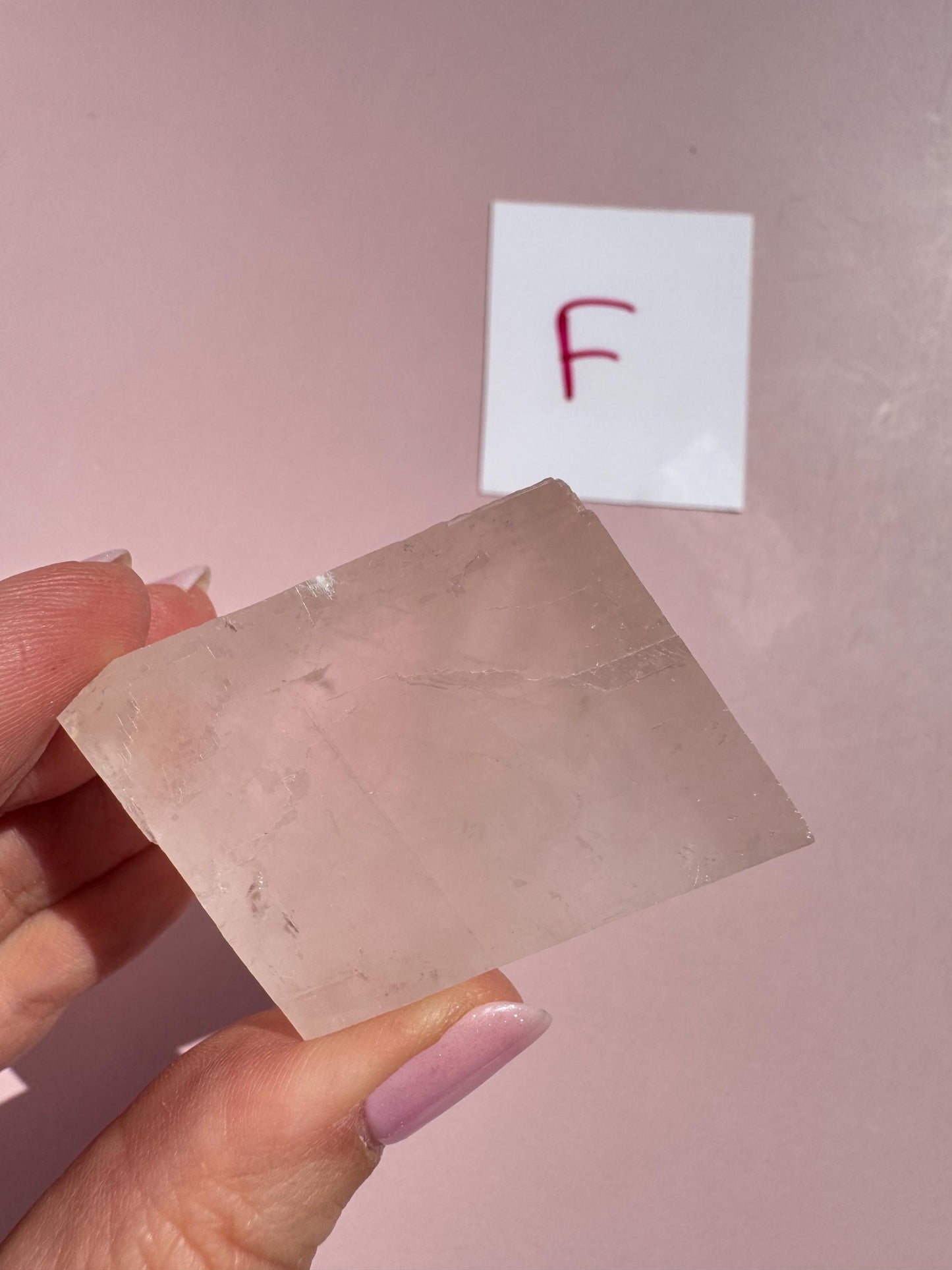 Pink Optical Calcite from Mexico
