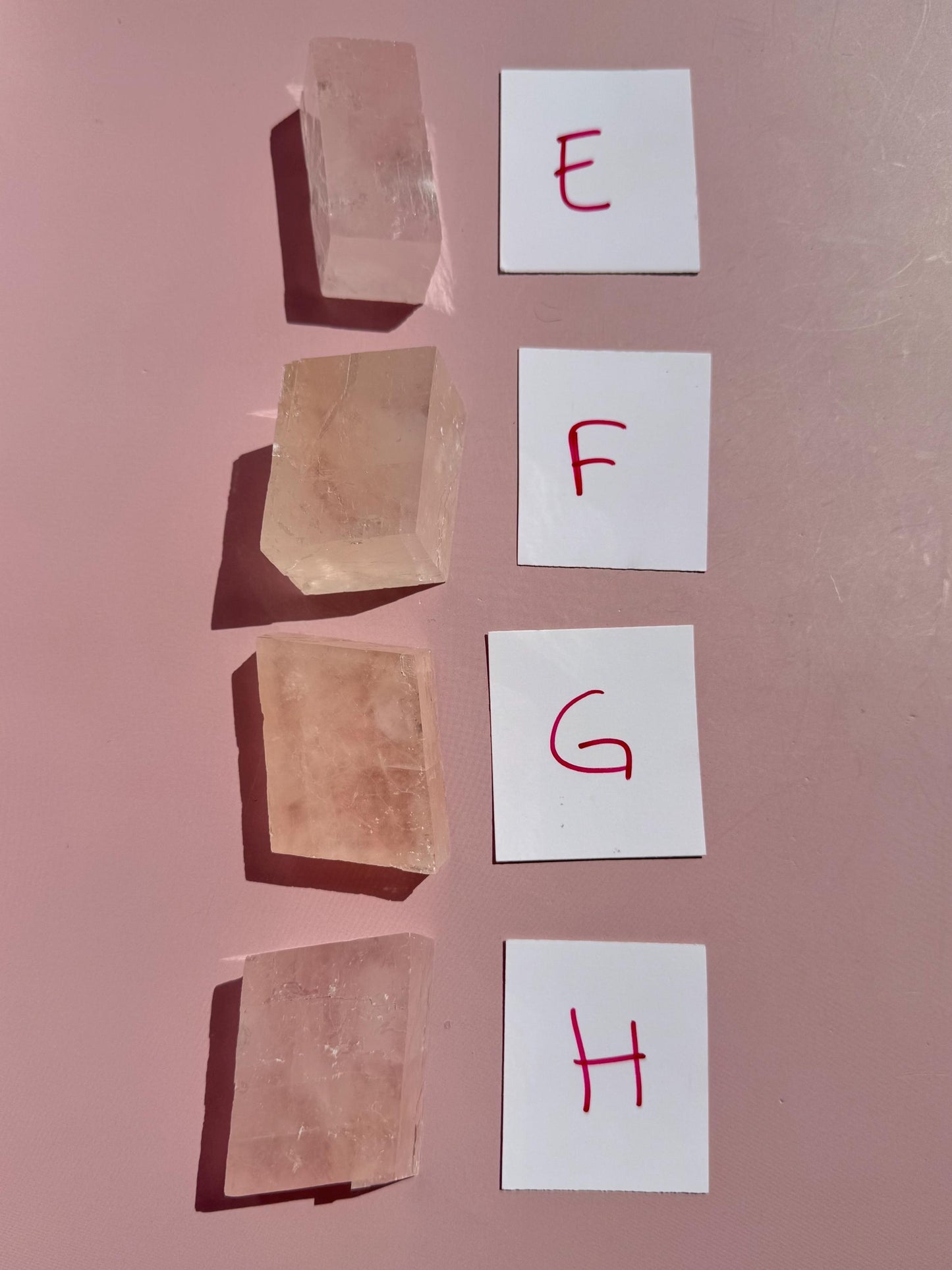Pink Optical Calcite from Mexico