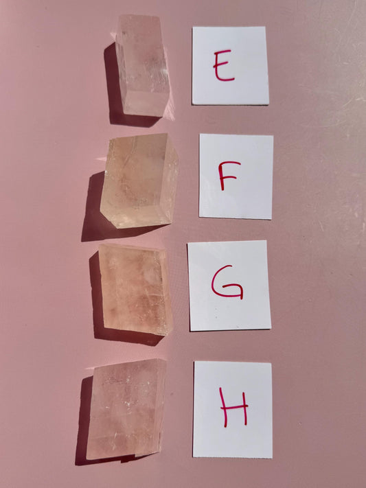 Pink Optical Calcite from Mexico