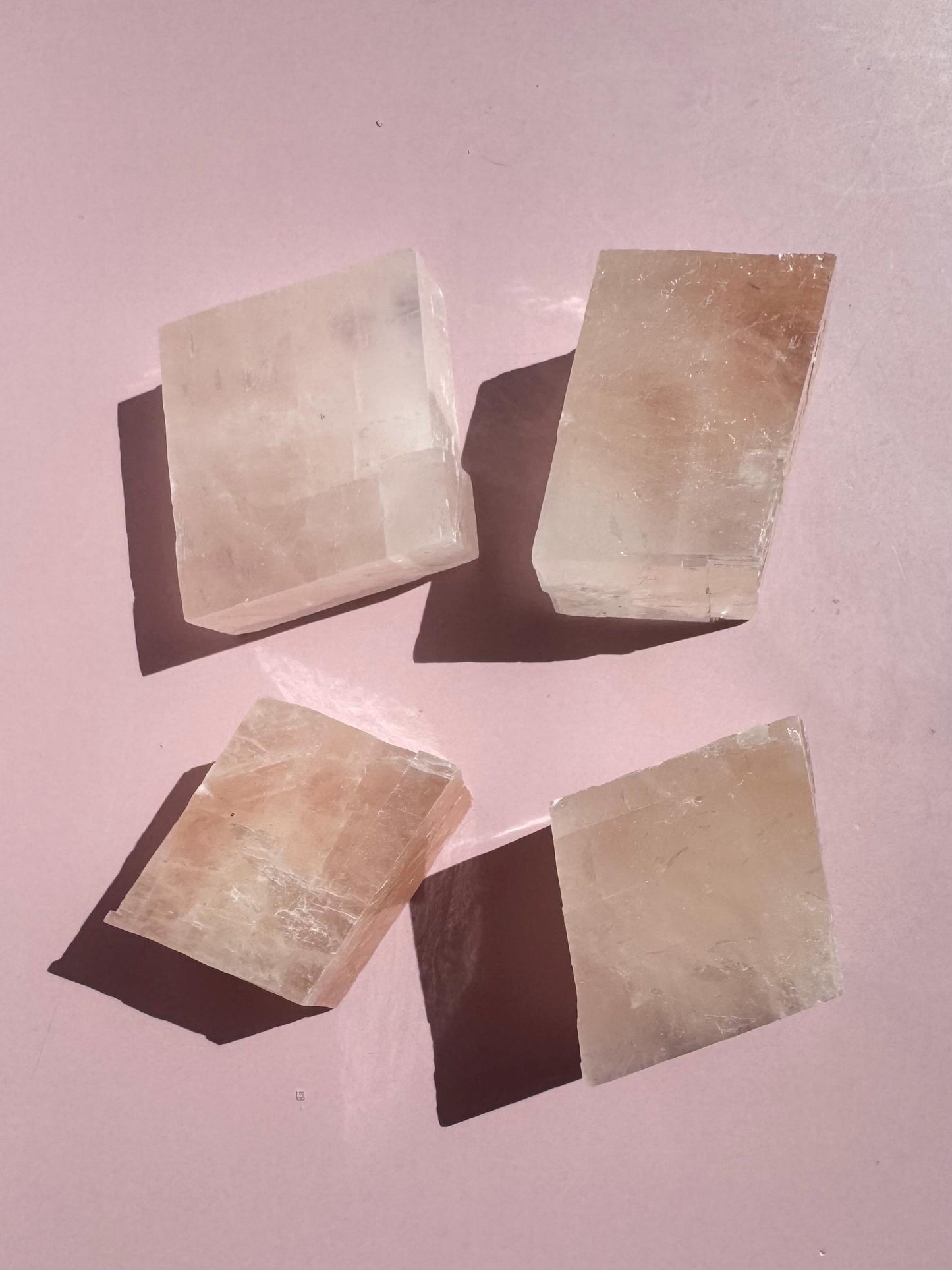 Pink Optical Calcite from Mexico