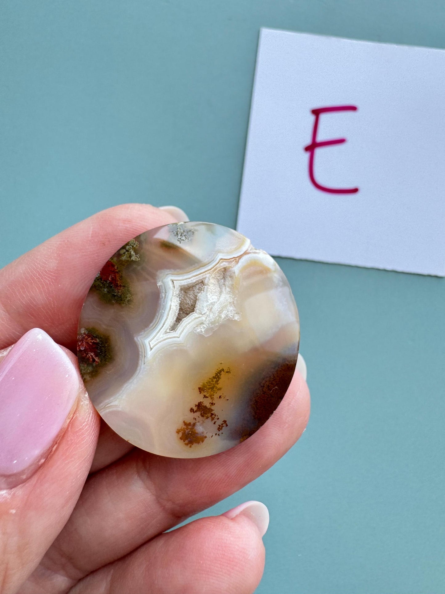 Scenic Moss Agate Cabochons (Various Shapes) - YOU CHOOSE - Material from Indonesia