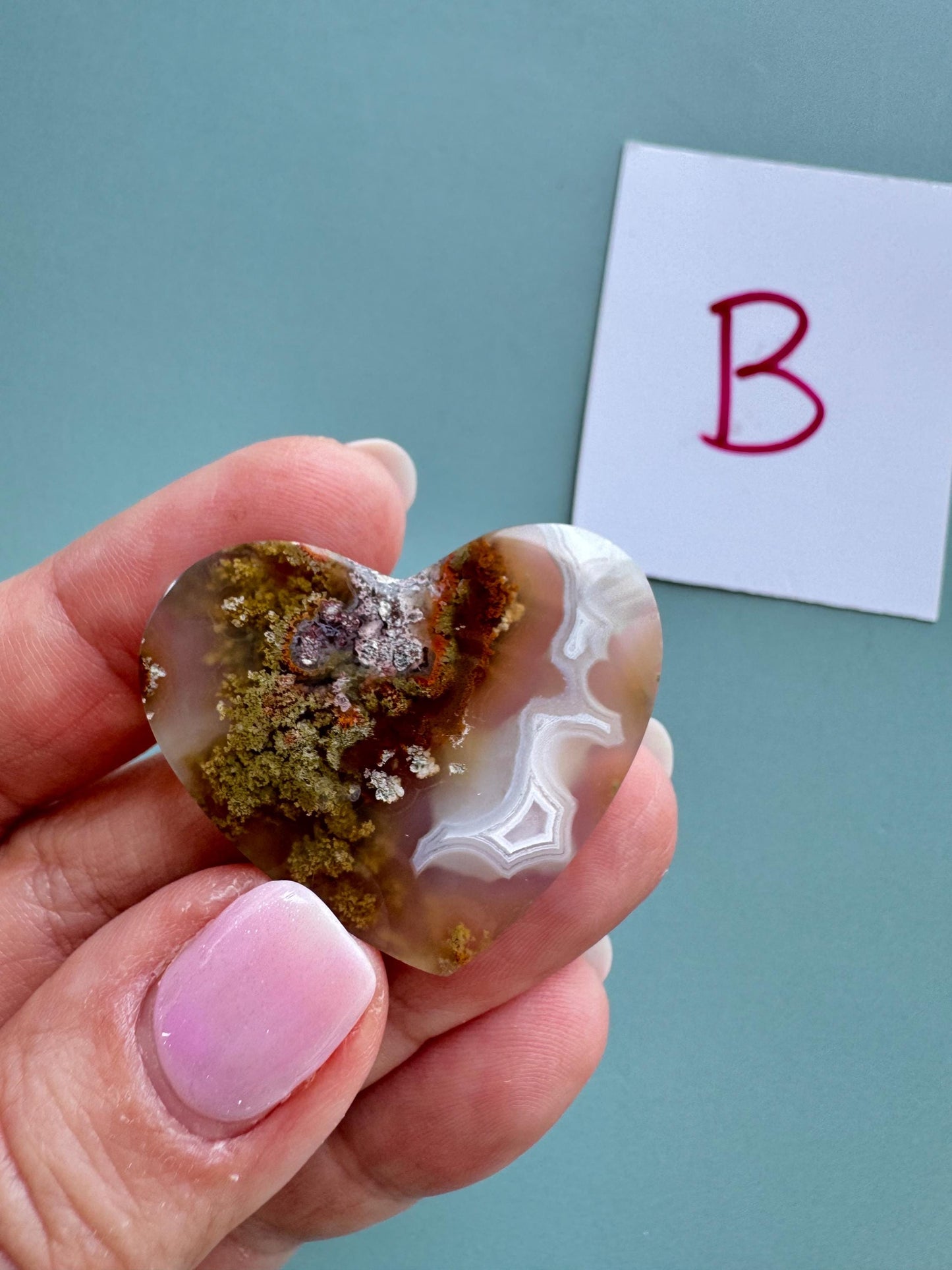 Scenic Moss Agate Cabochons (Various Shapes) - YOU CHOOSE - Material from Indonesia