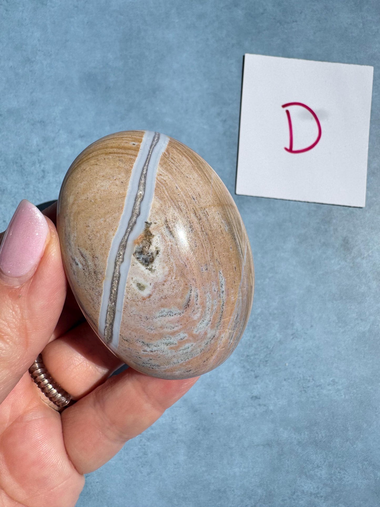 Sea Jasper Palm Stones from Madagascar - YOU CHOOSE