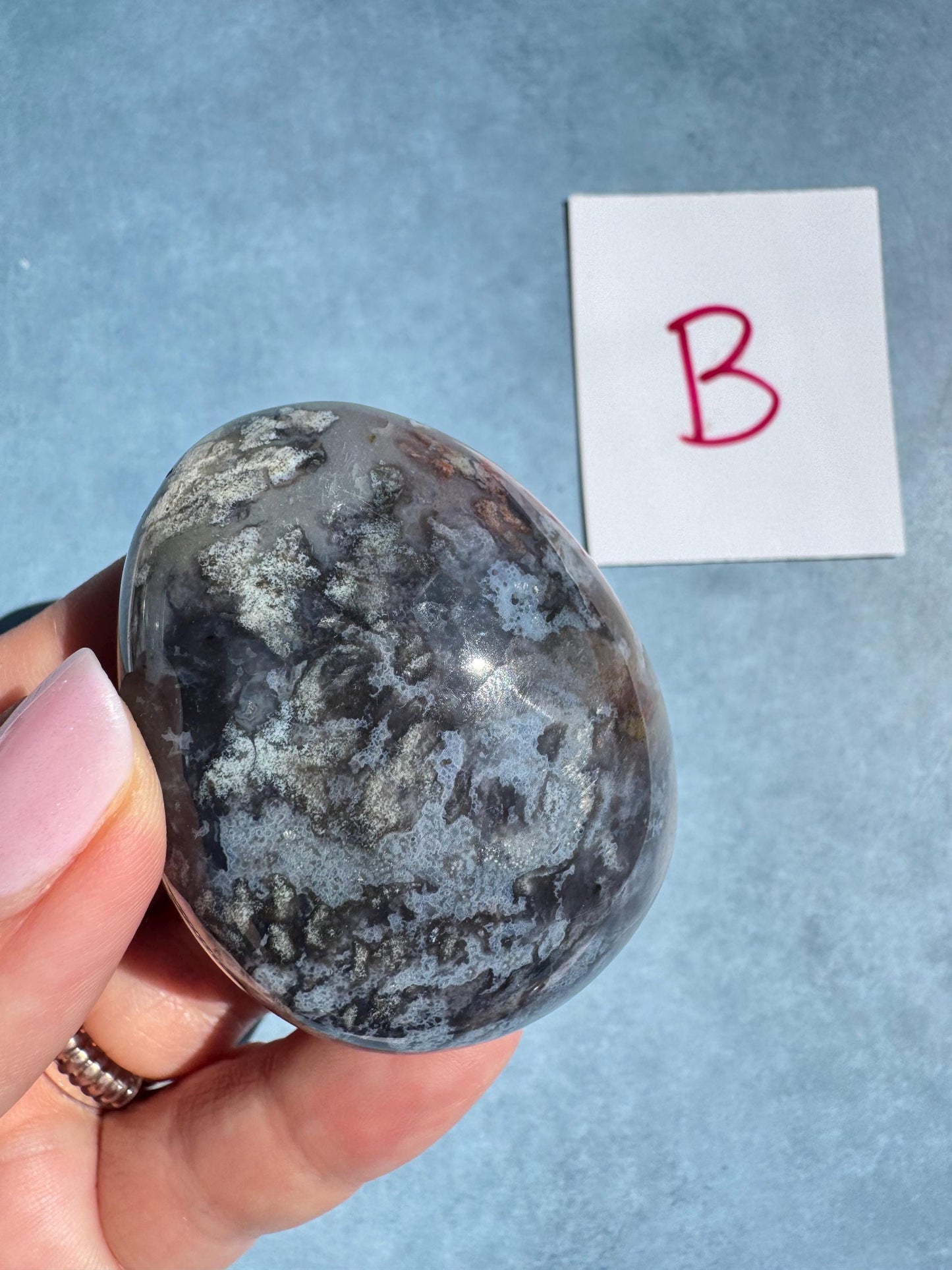 Sea Jasper Palm Stones from Madagascar - Set 1