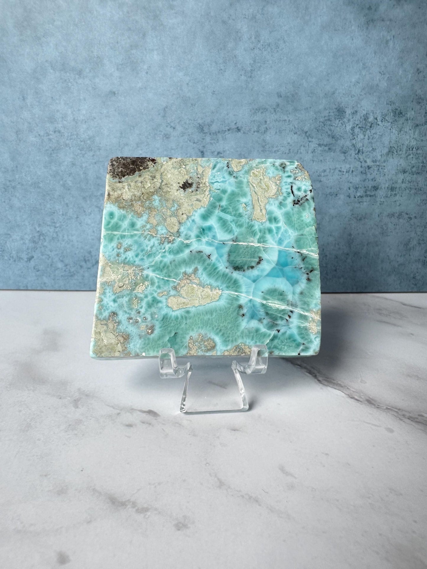 Small Larimar Slab (2.5")