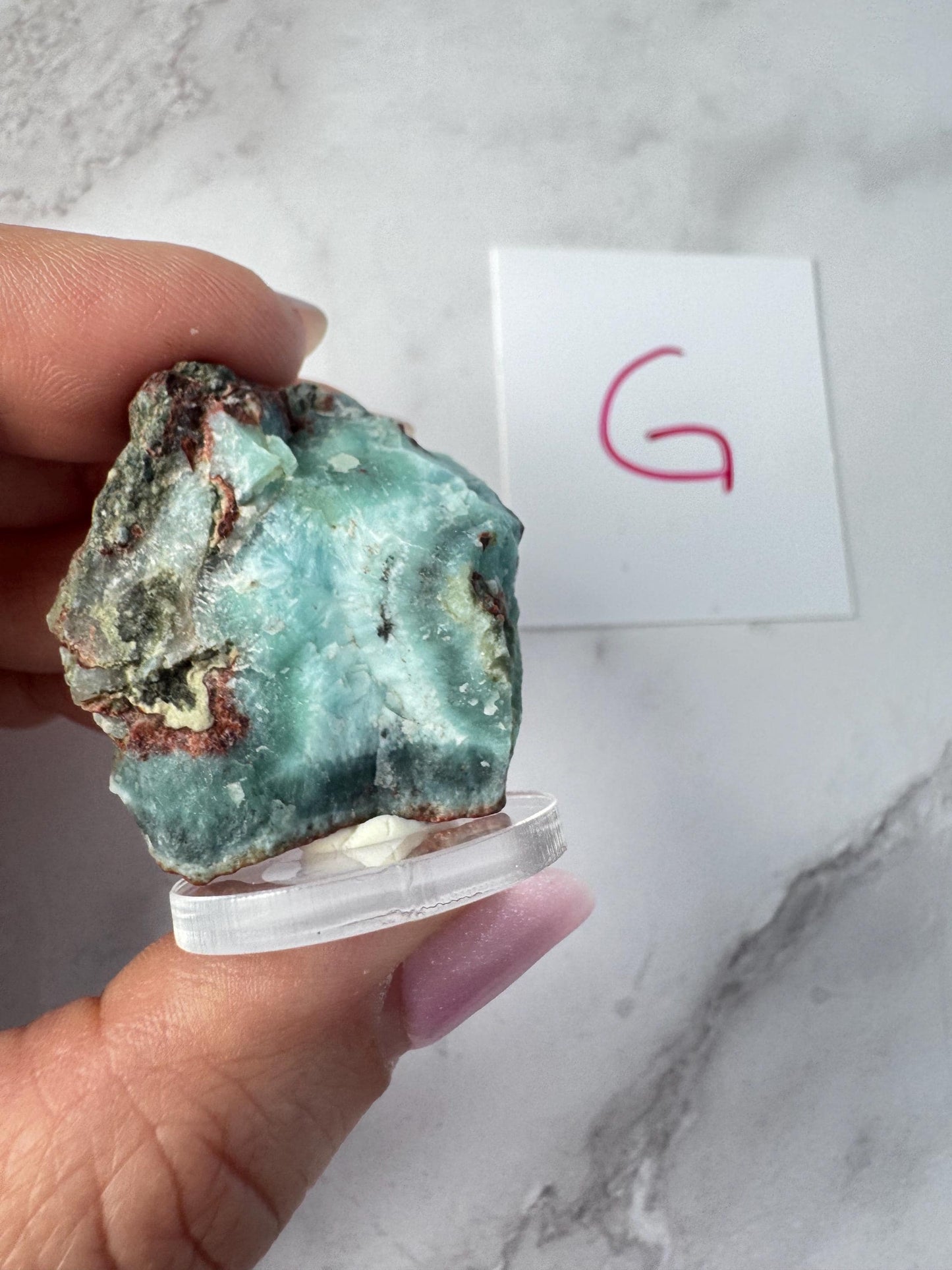 Larimar Raw Specimens - E though I