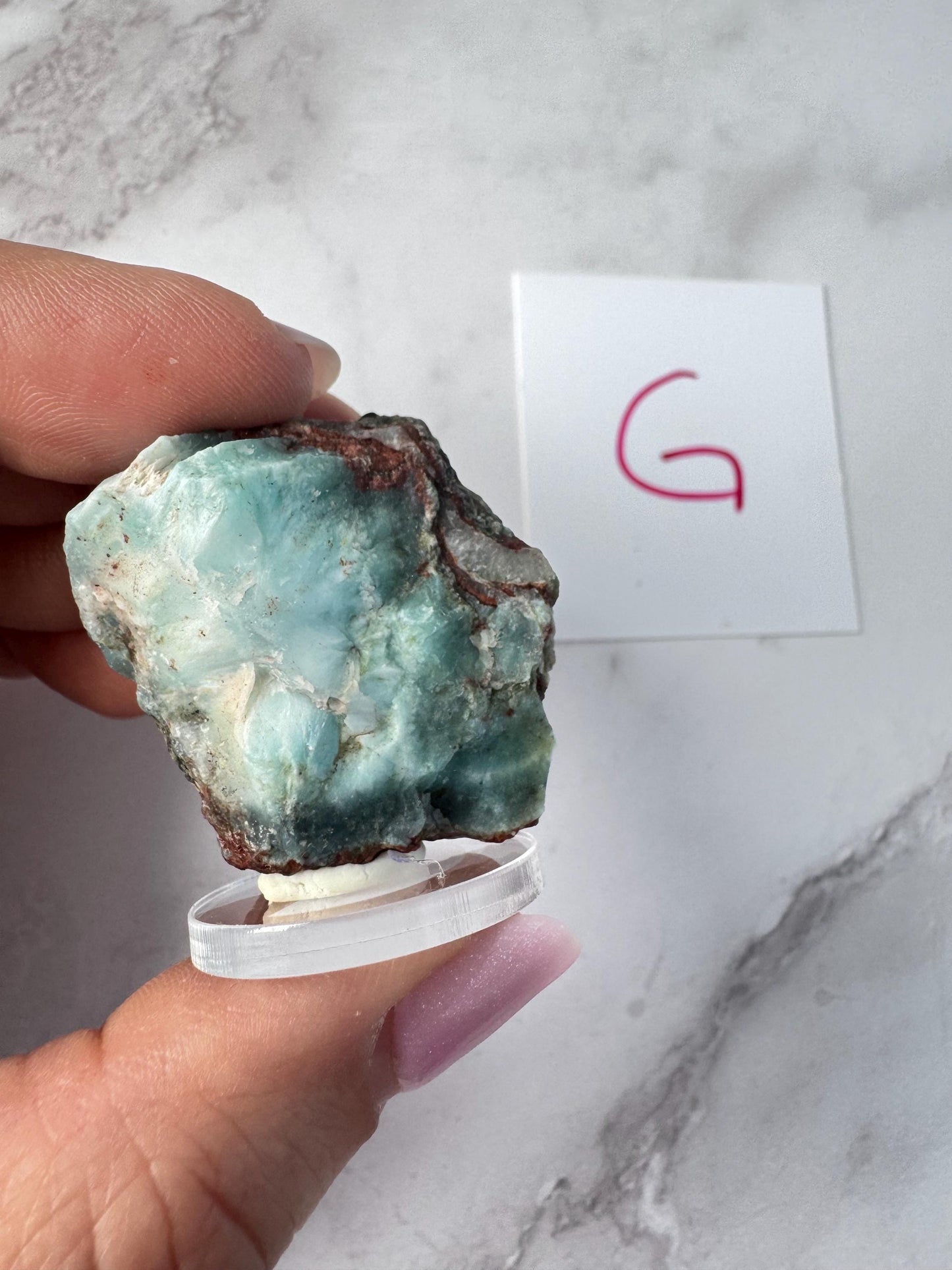 Larimar Raw Specimens - E though I