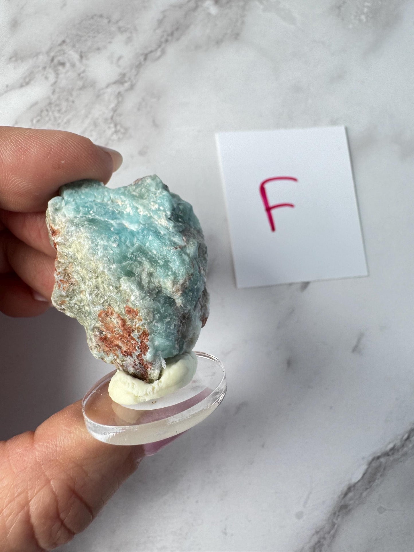 Larimar Raw Specimens - E though I