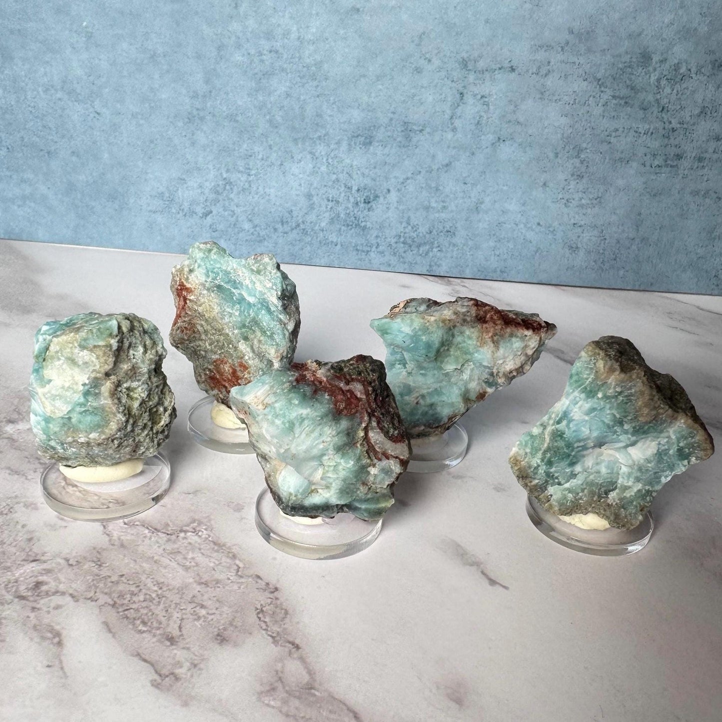 Larimar Raw Specimens - E though I
