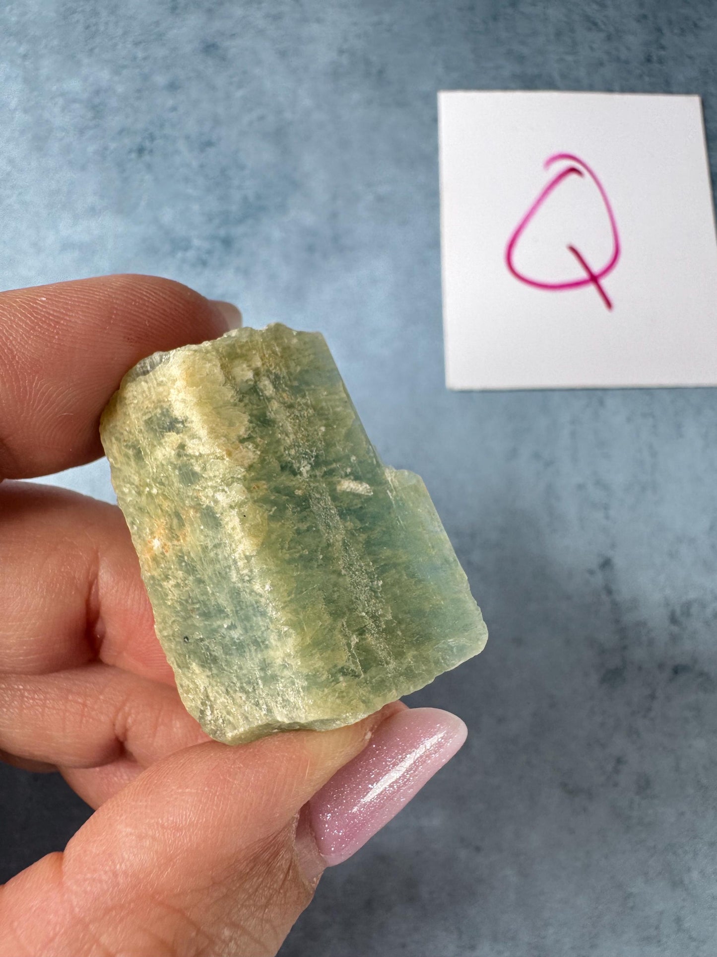 Raw Aquamarine - Natural Blue Crystal - Set 4