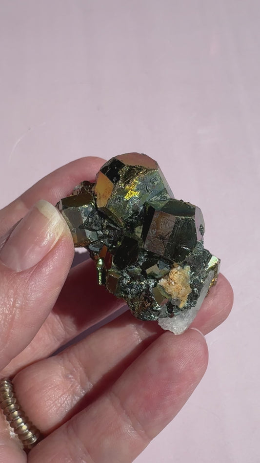Rainbow Pyrite Cluster from Indonesia - Item A