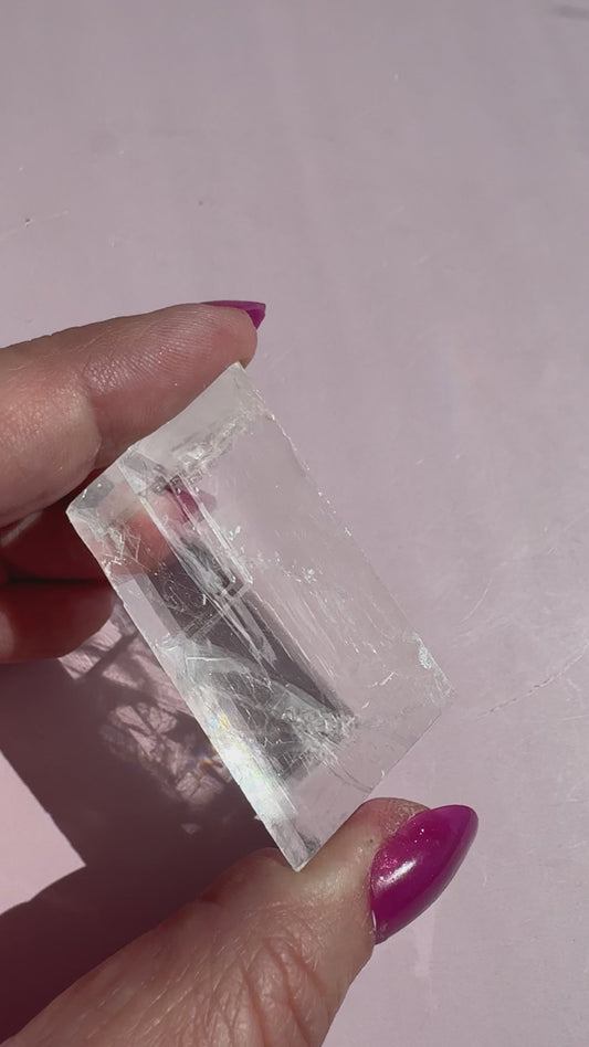 Rainbow Optical Calcite - Item B