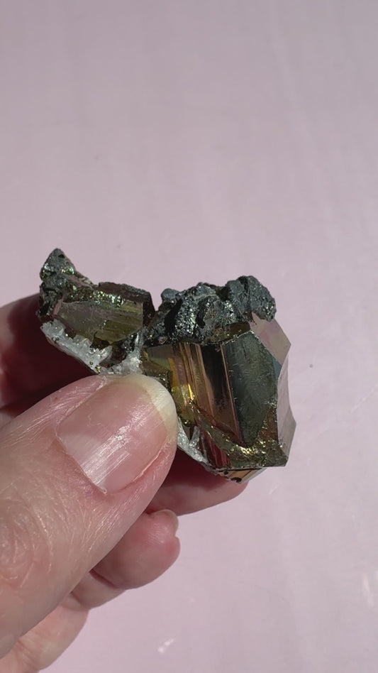 Rainbow Pyrite Cluster from Indonesia - Item B