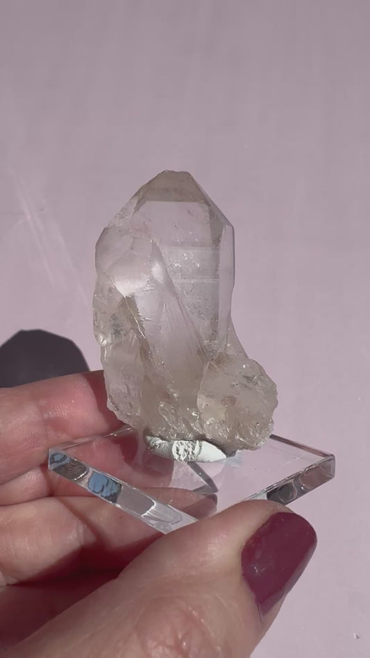 Pink Quartz Cluster - Item E