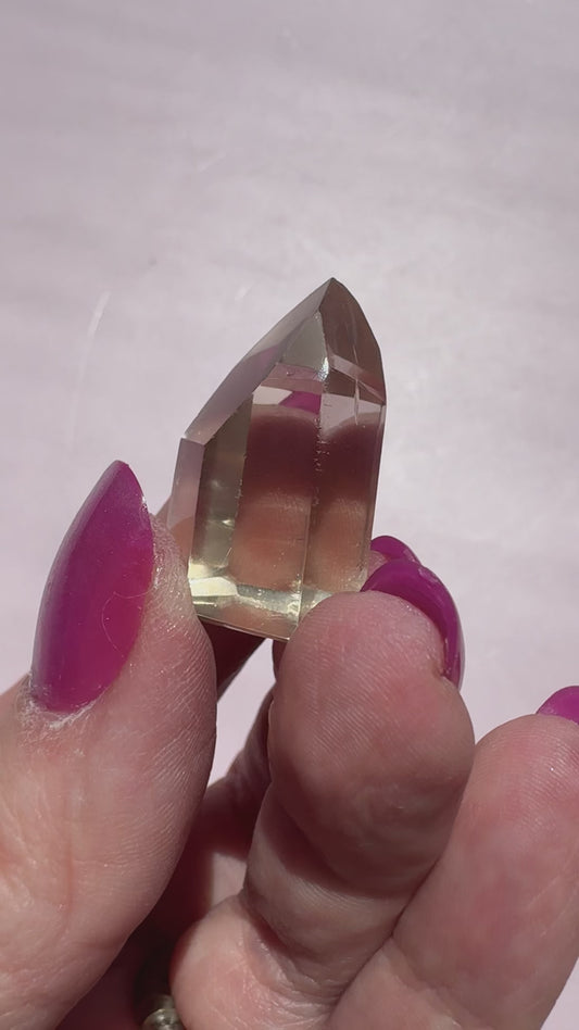 Citrine Quartz (Natural) Mini Tower - Item F