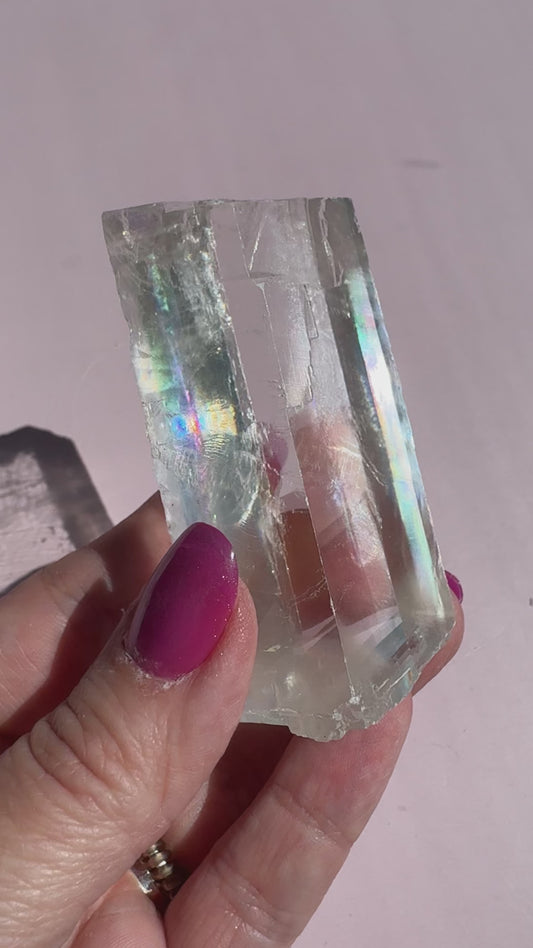 Rainbow Optical Calcite - Item K
