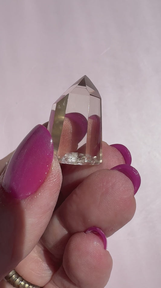 Citrine Quartz (Natural) Mini Tower - Item A