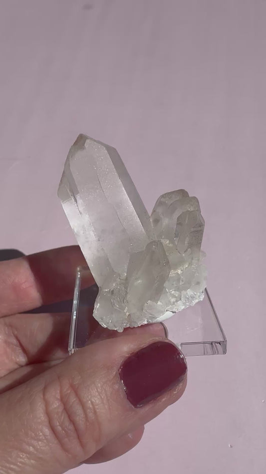 Pink Quartz Cluster - Item C
