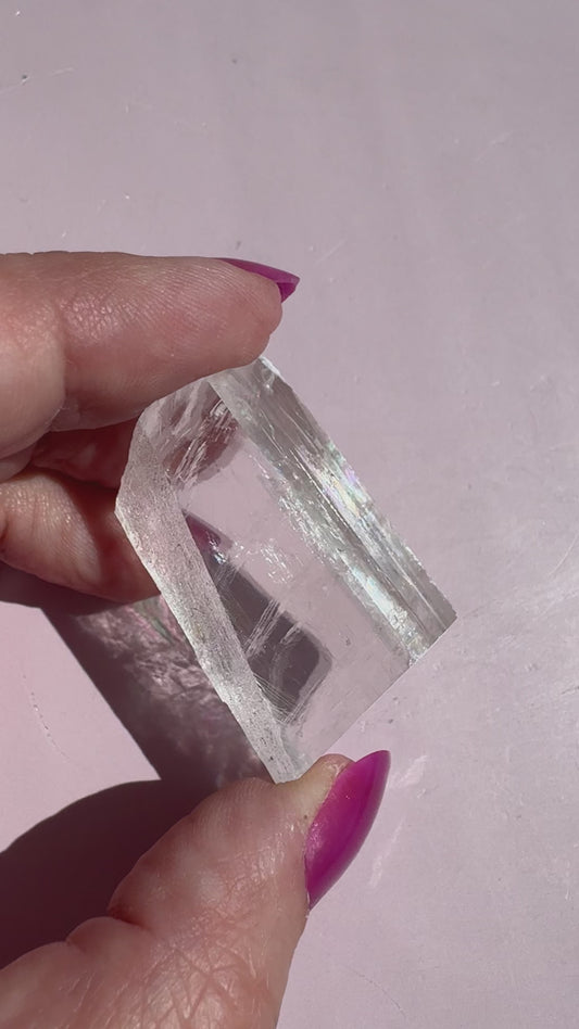Rainbow Optical Calcite - Item A