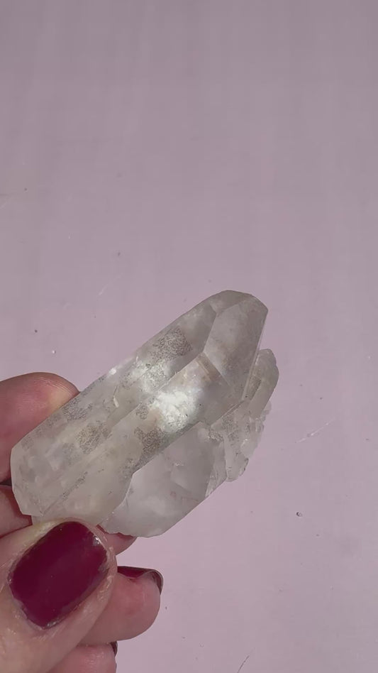 Pink Quartz Cluster - Item J