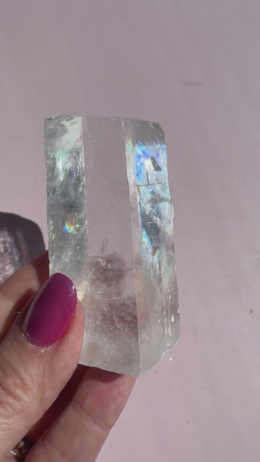Rainbow Optical Calcite - Item J