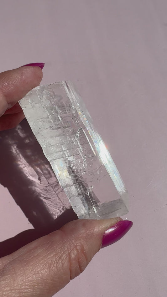 Rainbow Optical Calcite - Item E